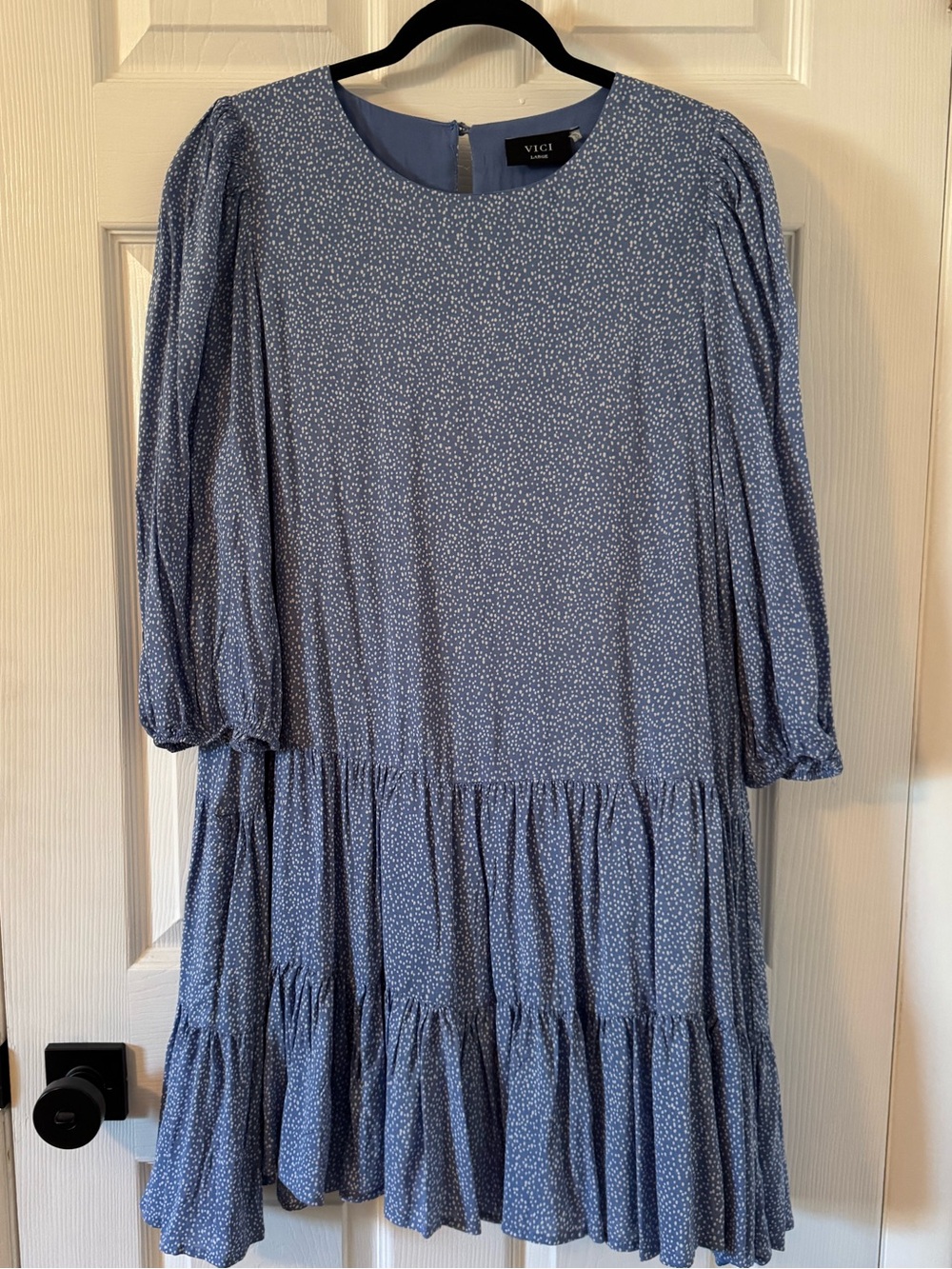 VICI Blue and White Dress